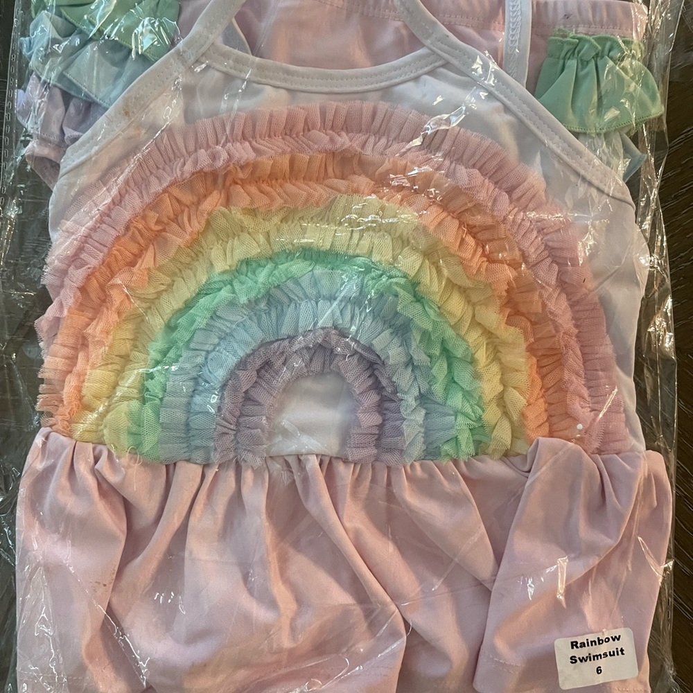 Girl August Rainbow Swim 6
